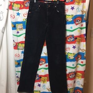 Classic Black Wrangle Boot-Cut Jeans